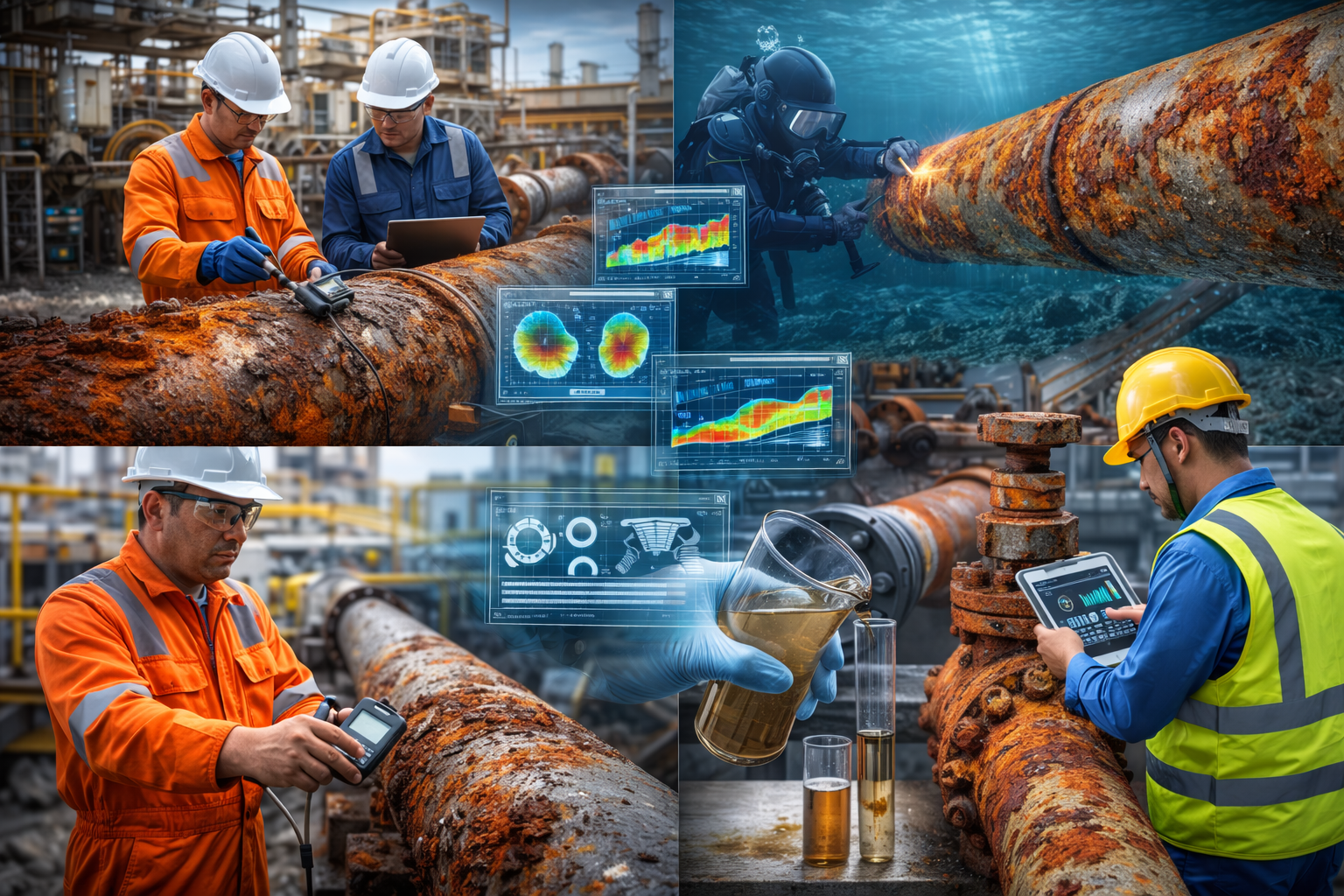 Corrosion Monitoring & Inspection Methods Control In Gas, Oil & Water